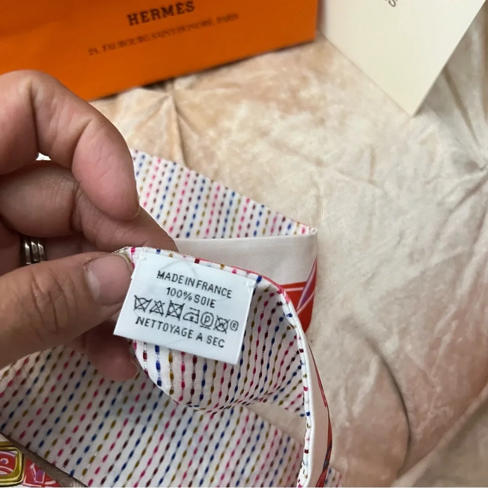 Hermes Scarf  Twilly 5 x 165 cm silk